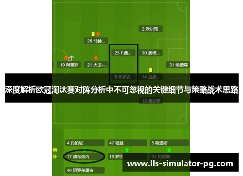 深度解析欧冠淘汰赛对阵分析中不可忽视的关键细节与策略战术思路